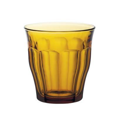 Sklo PICARDIE AMBER, Duralex, PICARDIE MARINE, 0,25L, Oranžový, 6 ks, ⌀87x(H)90mm | 1027DB06D1111